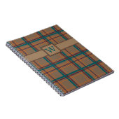 Herfst Chic Geruite Notitieboek (Rechterzijde)