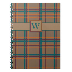 Herfst Chic Geruite Notitieboek
