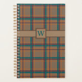 Herfst Chic Geruite Planner (Voorkant)