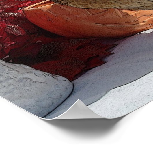 Herfst Chicken Poster (Hoek)