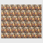 Herfst Chipmunk Het dragen van een Ballerina Tutu Cadeaupapier (Vlak)