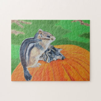 Herfst Chipmunk Legpuzzel