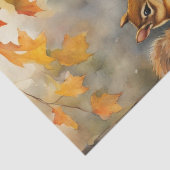 Herfst Chipmunks & Marshmallows Decoupage Tissuepapier (Detail)