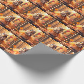 Herfst Chipmunks met hart Cadeaupapier (Hoek)