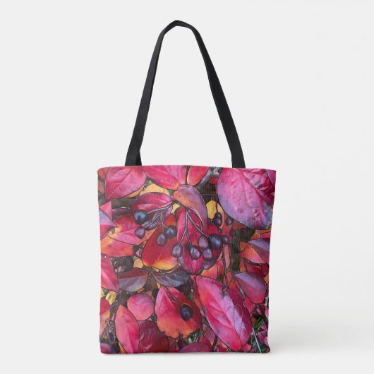 Herfst Chokecherries - Canvas tas (Achterkant)