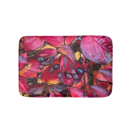 Herfst Chokecherries - Kleine badmat (Voorkant)