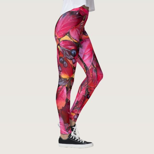 Herfst Chokecherries - Leggings (Rechts)