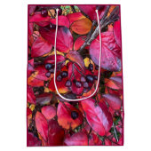 Herfst Chokecherries - Medium Gift Bag Cadeauzakje (Achterkant)