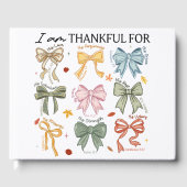 Herfst Christelijke Thanksgiving Gastenboek (Voorkant)