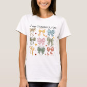 Herfst Christelijke Thanksgiving T-shirt (Voorkant)