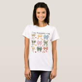 Herfst Christelijke Thanksgiving T-shirt (Voorkant volledig)