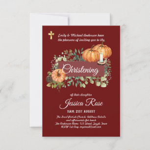 HERFST Christening Invites Baptisme