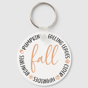 Herfst Cirkel Sleutelhanger