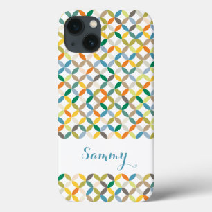 Herfst cirkelblad grafische vormaanduiding Case-Mate iPhone case