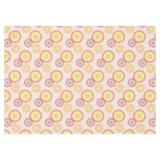 Herfst cirkels tafelkleed (Voorkant (Horizontaal))