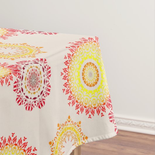 Herfst cirkels tafelkleed (Voorbeeld)