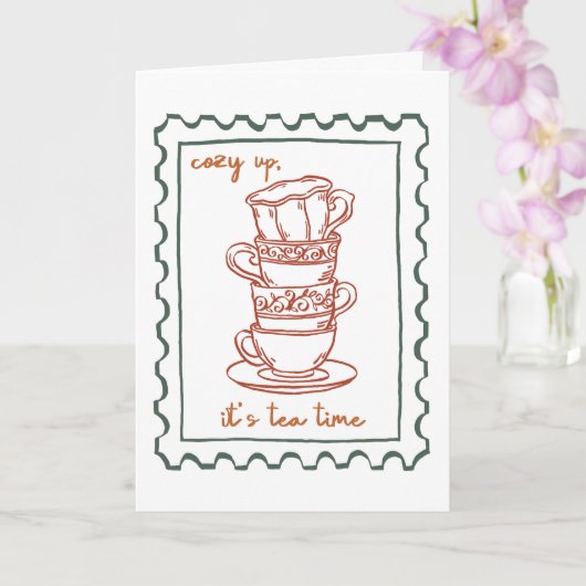 Herfst citaat  kaart (Orchidee)