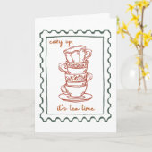 Herfst citaat kaart (Gele Bloem)