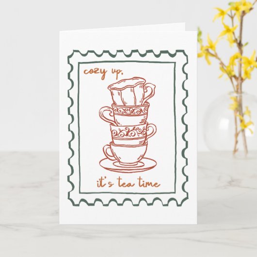 Herfst citaat  kaart (Gele Bloem)