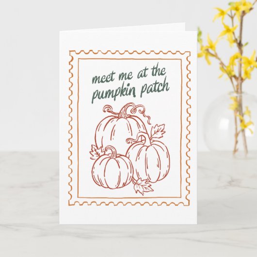 Herfst citaat kaart (Gele Bloem)