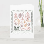 Herfst citaat  kaart (Voorkant)