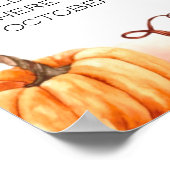 Herfst Citote Oktober Pumpkins Poster (Hoek)