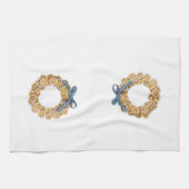 Herfst Citrus Krans Keuken Handdoek (Horizontaal)