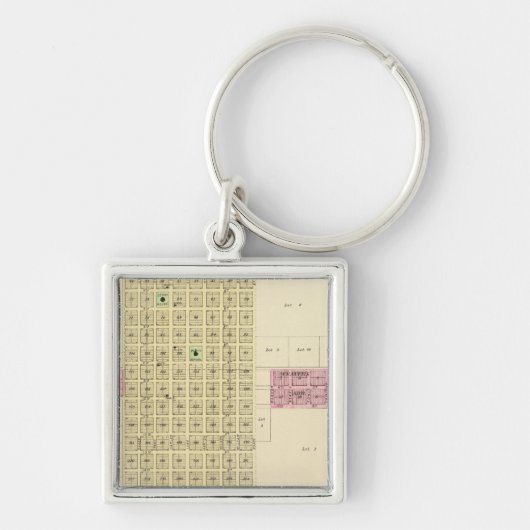 Herfst City, Nebraska Sleutelhanger (Voorkant)