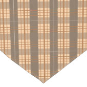 Herfst Classic Bruin Plaid Tafelloper (Hoek)