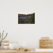 Herfst Cliffside Foto Poster (Keuken)