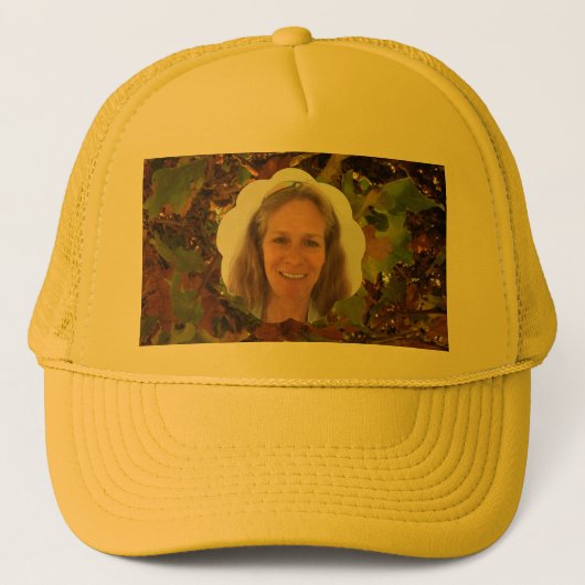 Herfst Cloud Photo Lijst Trucker Pet (Voorkant)