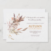 Herfst Cocktails uitnodiging (Voorkant)