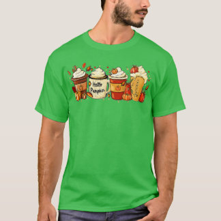 Herfst Coffee Pumpkin Spice Latte Drink herfst dan T-shirt