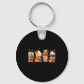 Herfst Coffee Pumpkin Spice Latte Warm Cozy Aut Sleutelhanger (Voorkant)