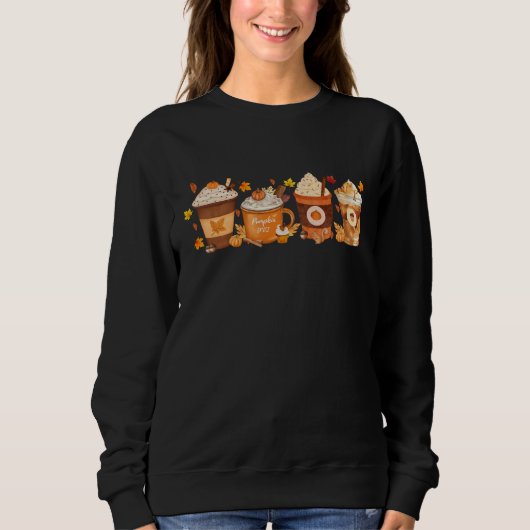 Herfst Coffee Sweatshirt (Voorkant)
