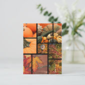 Herfst Collage Briefkaart (Staand voorkant)