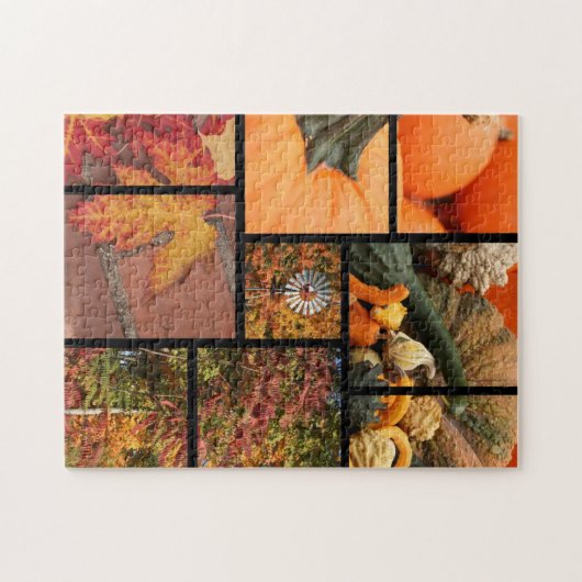 Herfst Collage Legpuzzel (Horizontaal)