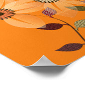 Herfst Collectie Abstract herfst Collage Poster (Hoek)