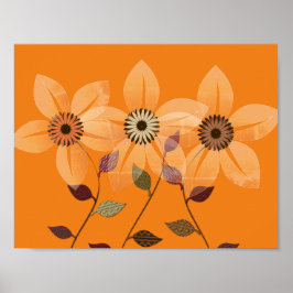 Herfst Collectie Abstract herfst Collage Poster