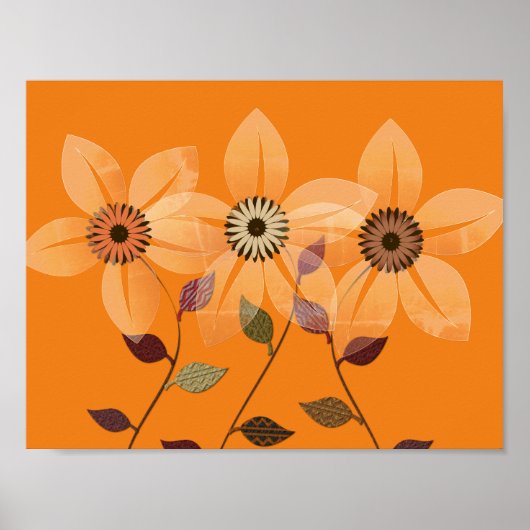 Herfst Collectie Abstract herfst Collage Poster (Voorkant)