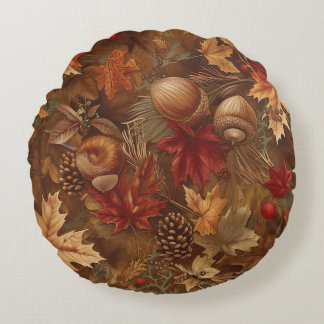 Herfst Collectie - Schoonheid van de Herfst - Rond Kussen
