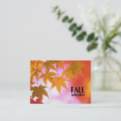 Herfst Collectieve Visitekaartjes (Staand voorkant)