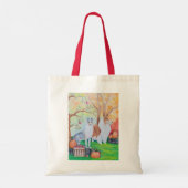 Herfst Collies Tote Bag (Achterkant)