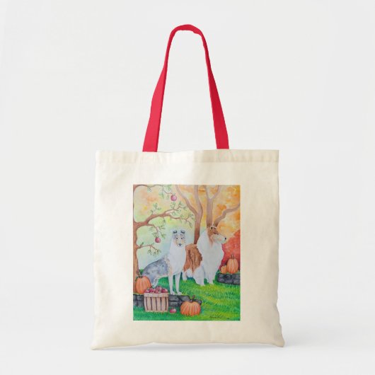 Herfst Collies Tote Bag (Voorkant)