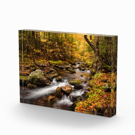 Herfst Color Jefferson Brook | Witte bergen Fotoblokken (Rechts)
