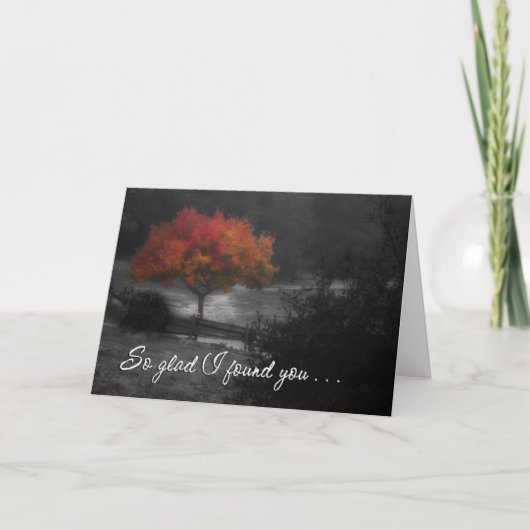 Herfst Color Reunion Wenskaart Kaart (Voorkant)