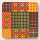 Herfst Comfort Quilt Bier Onderzetter (Voorkant)