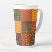 Herfst Comfort Quilt Latte Mok (Rechterhoek)