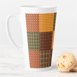 Herfst Comfort Quilt Latte Mok