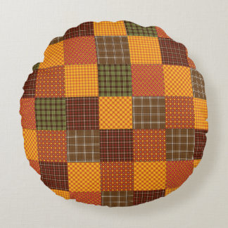 Herfst Comfort Quilt Rond Kussen